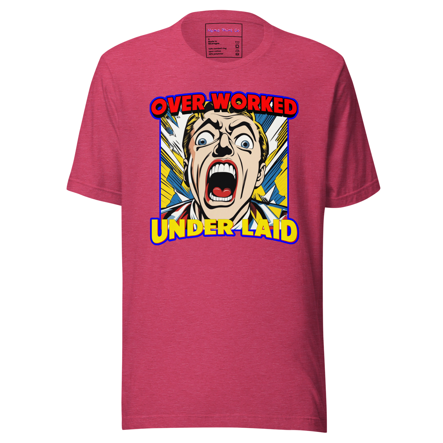 Overworked and Underlaid Tee