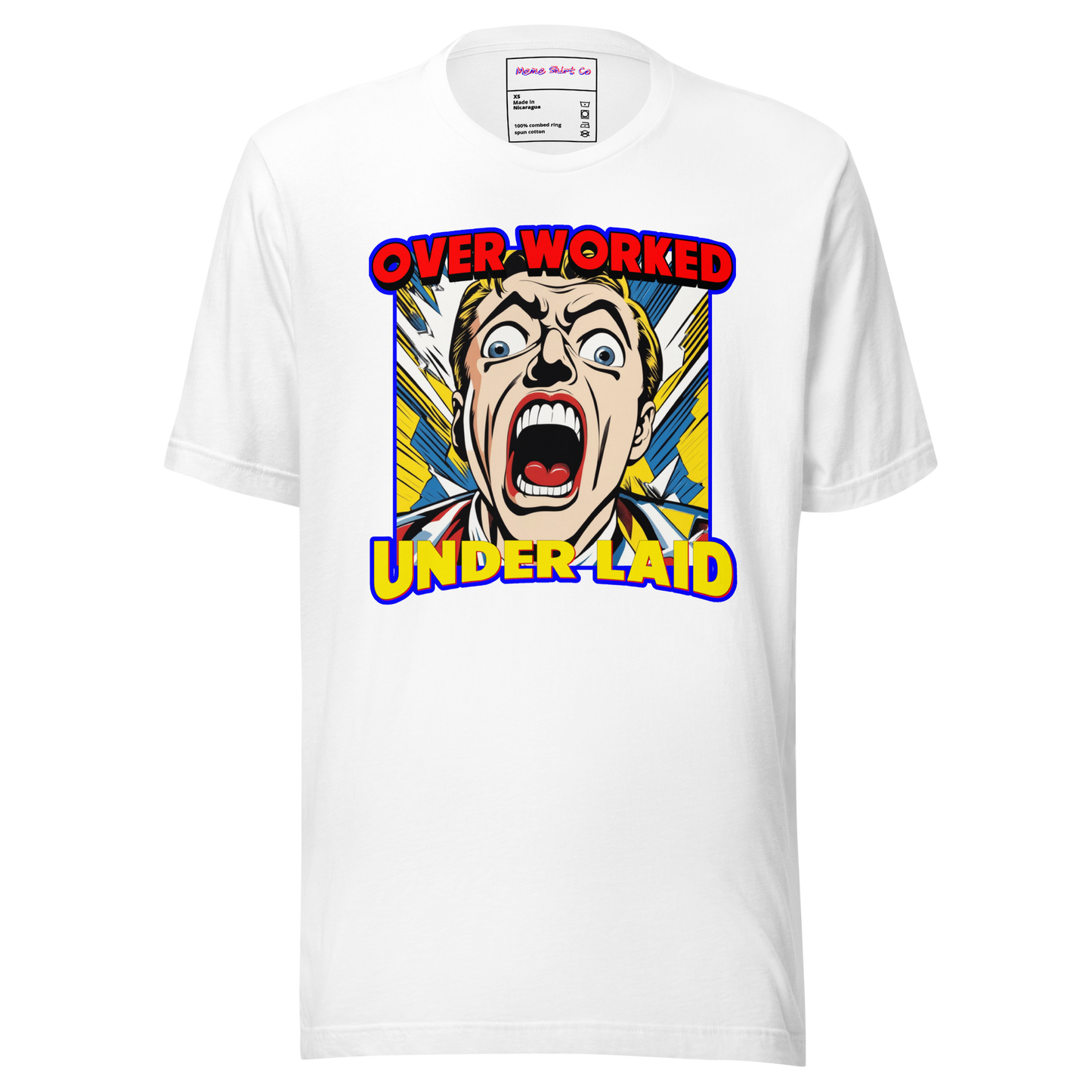 Overworked and Underlaid Tee